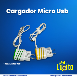 Cargador micro usb